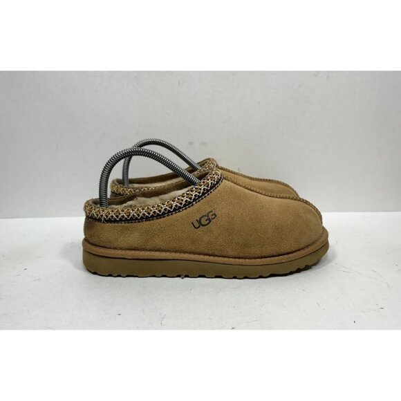 Ugg Tasman Slippers Chestnut Casual Suede Slip On 5252 Kids Size 6 Shoes - Picture 1 of 8